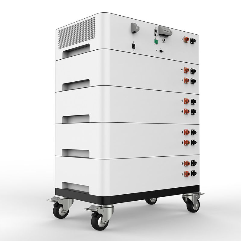 멀티스케인 51.2V 배터리 저장 시스템, LED 표시 리?? 이온 저장 배터리