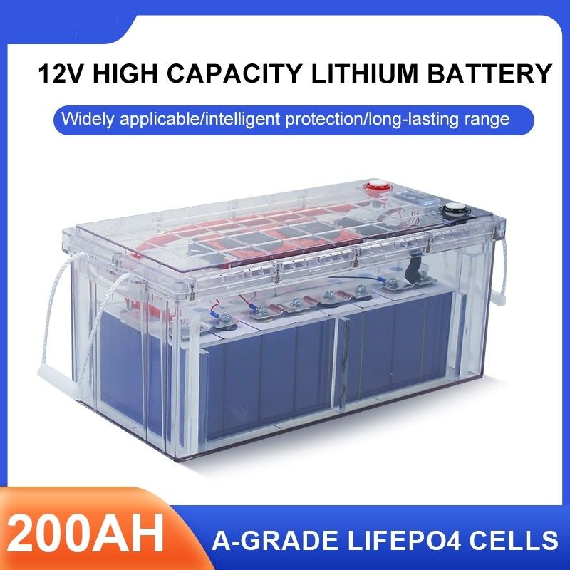 핫 판매 25.6V 재충전 팩 배터리 RV 골프 카트 배터리 LiFePO4 배터리 12V 24V 100Ah 200Ah 리?? 인산 배트