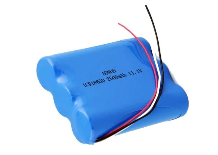 11.1V/12V 2600mAh 18650 리?? 배터리 팩 IEC62133 의료 장비 진공 로봇 배터리