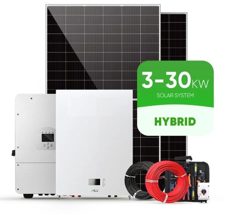 저장 10000W 태양광 발전 시스템 120v 240v 스플릿 파스 8KW 10KW 20KW 30KW 50KW 태양광 에너지 시스템 10KW 하이브리드